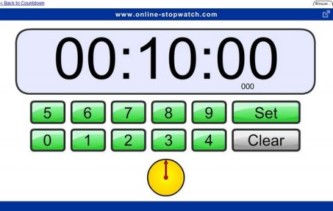 Un Time Timer En Classe Pour TNI | Portail Ressources Education 74