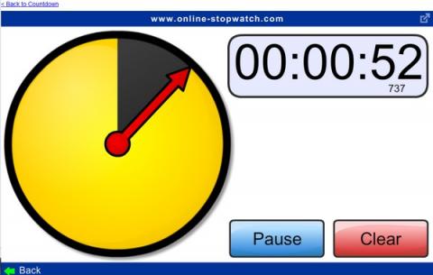 Minuteur Visuel Numérique, Time Timer Enfant avec Compte à Rebours